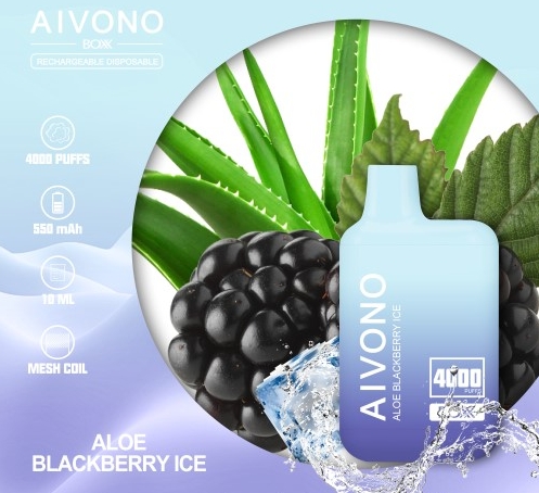 Aivono AIM BOXX 4000 Puffs Vape - aloe led od kupine: Osvježavajuća revolucija na hrvatskom tržištu vapera 2025